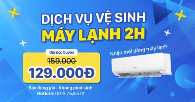 Chương trình vệ sinh máy lạnh chỉ 129k