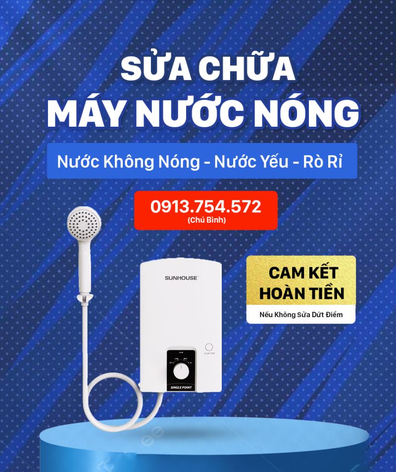 Sửa chữa máy nước nóng